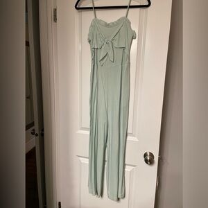 Blue Rain Light Green Jumpsuit